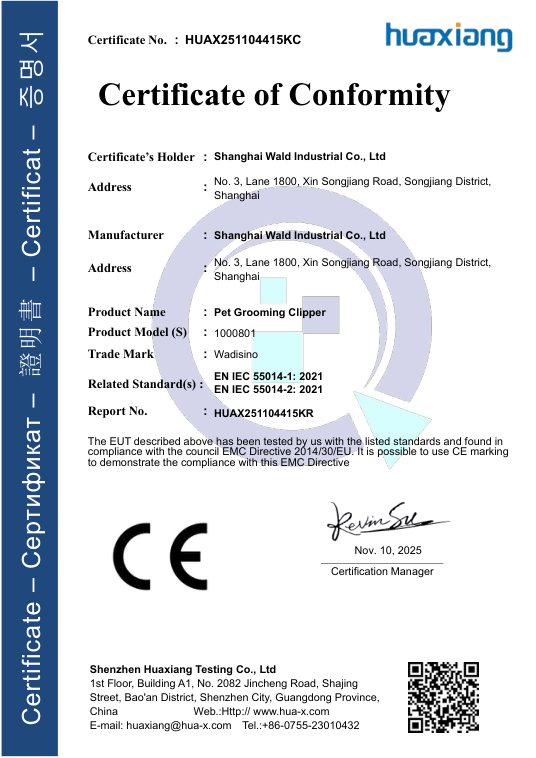 1000801 EMC conformity document